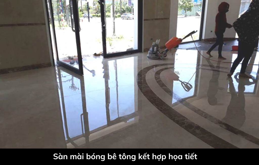 “Mê đắm” trước vẻ đẹp của top 10+ mẫu sàn mài bóng bê tông giả đá hot nhất hiện nay